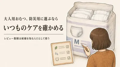 大人用おむつ・介護用からだふきの防災備蓄5選｜パンツ・テープ式をレビュー数順に比較