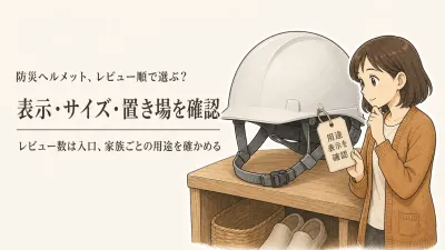 防災ヘルメット・防災頭巾おすすめ6選｜レビュー数順に国家検定・収納性を比較