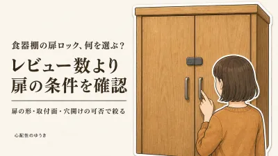 食器棚の扉ロックおすすめ6選｜レビュー数順に耐震ラッチ・後付けロックを比較