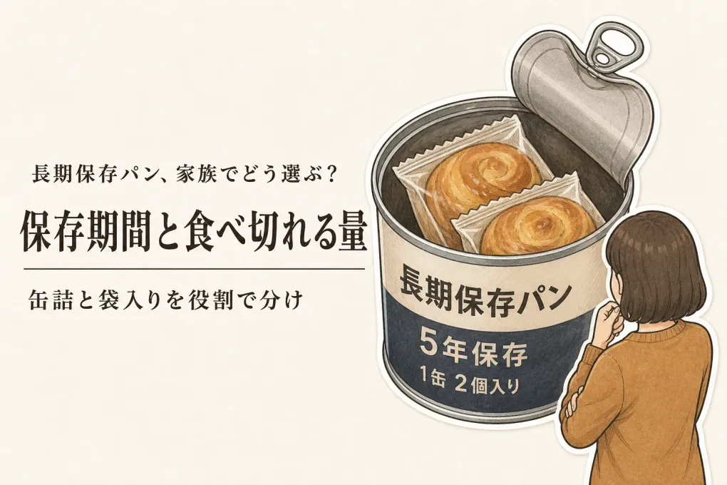 長期保存パンおすすめランキング｜缶詰パン・袋入りをレビュー数順に比較、家族で食べ切る選び方