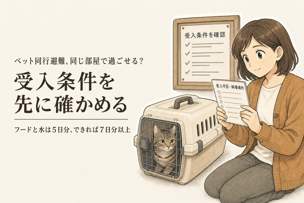 ペットの同行避難とは？猫・犬を連れ出す準備と避難用キャリーの選び方